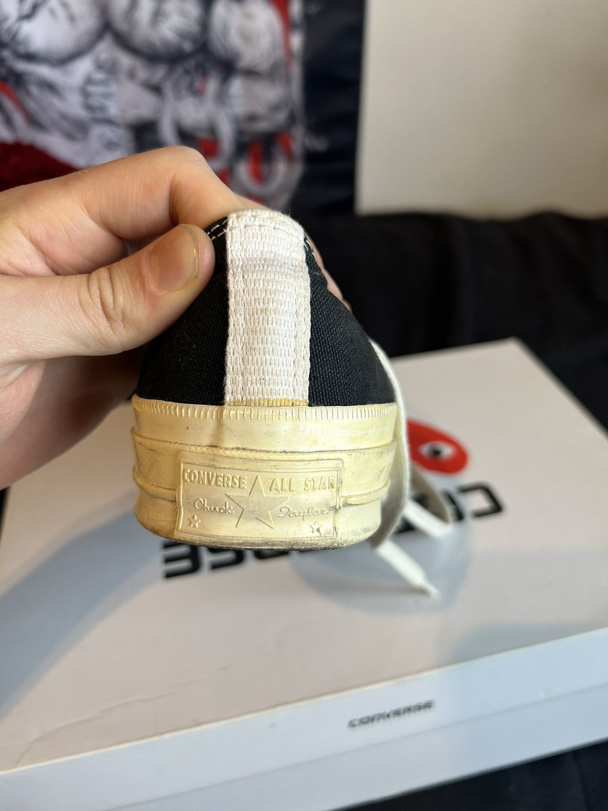 Comme des Garcons × Comme des Garcons PLAY Cdg play converse low top Size US 10 / EU 43 - 5 Thumbnail
