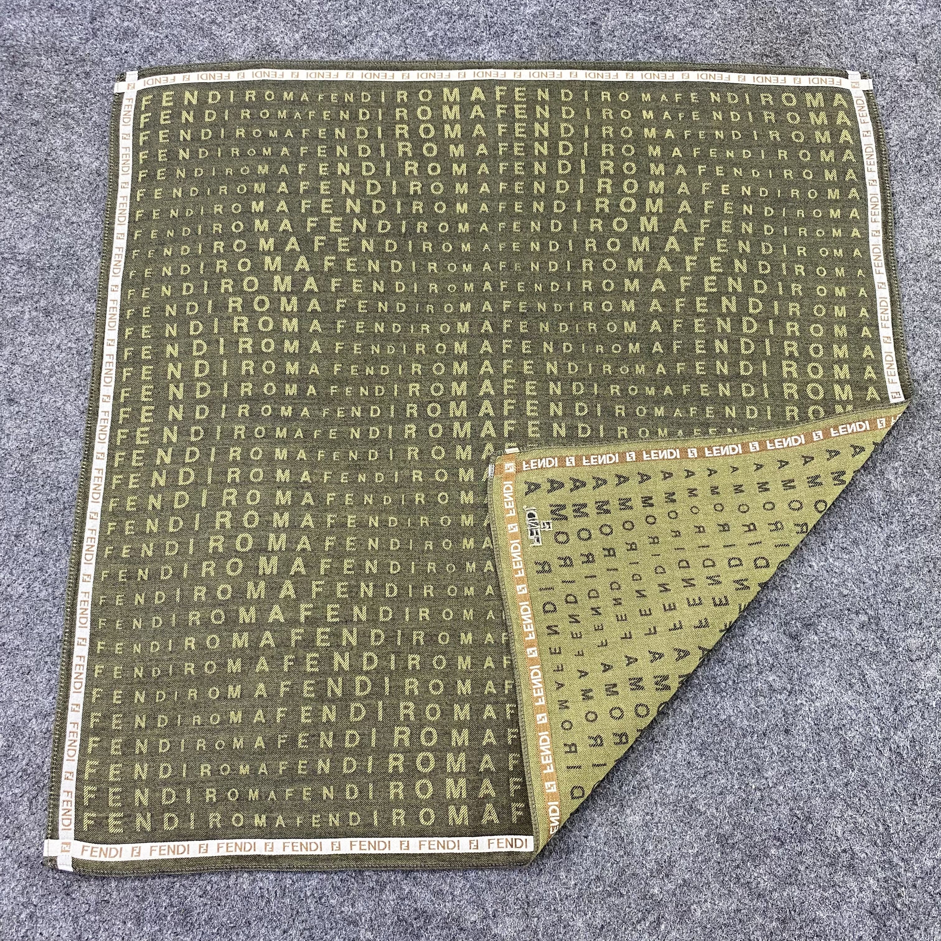 Fendi Fendi Handkerchief Neckerchief Bandana-B1700 Size ONE SIZE - 5 Thumbnail
