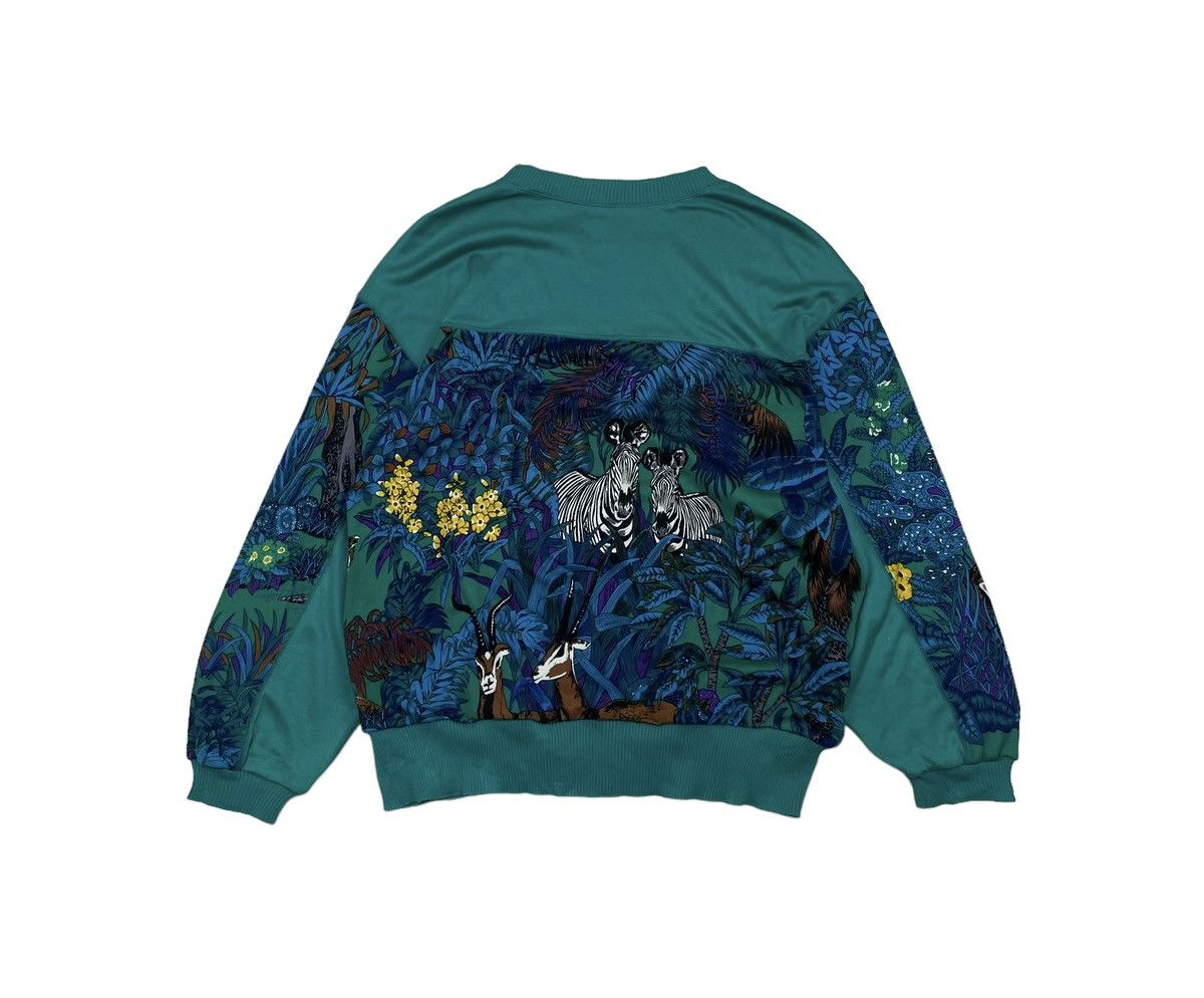 Japanese Brand × Lindbergh Japanese Brand Nature Full Print Floral Pullover Sweatshirt Size US M / EU 48-50 / 2 - 3 Thumbnail