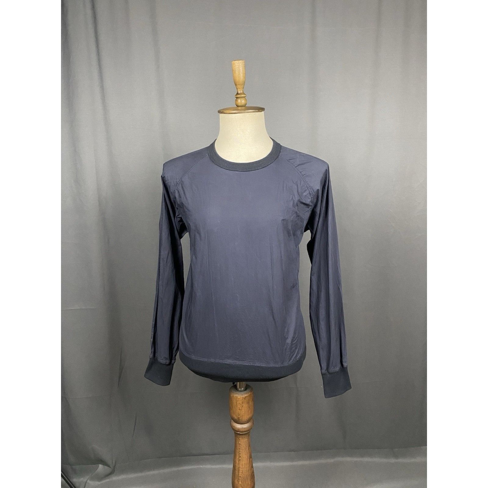 Our Legacy Our Legacy Men's Navy Blue Crewneck Lightweight Cotton Sweat Size US M / EU 48-50 / 2 - 2 Thumbnail