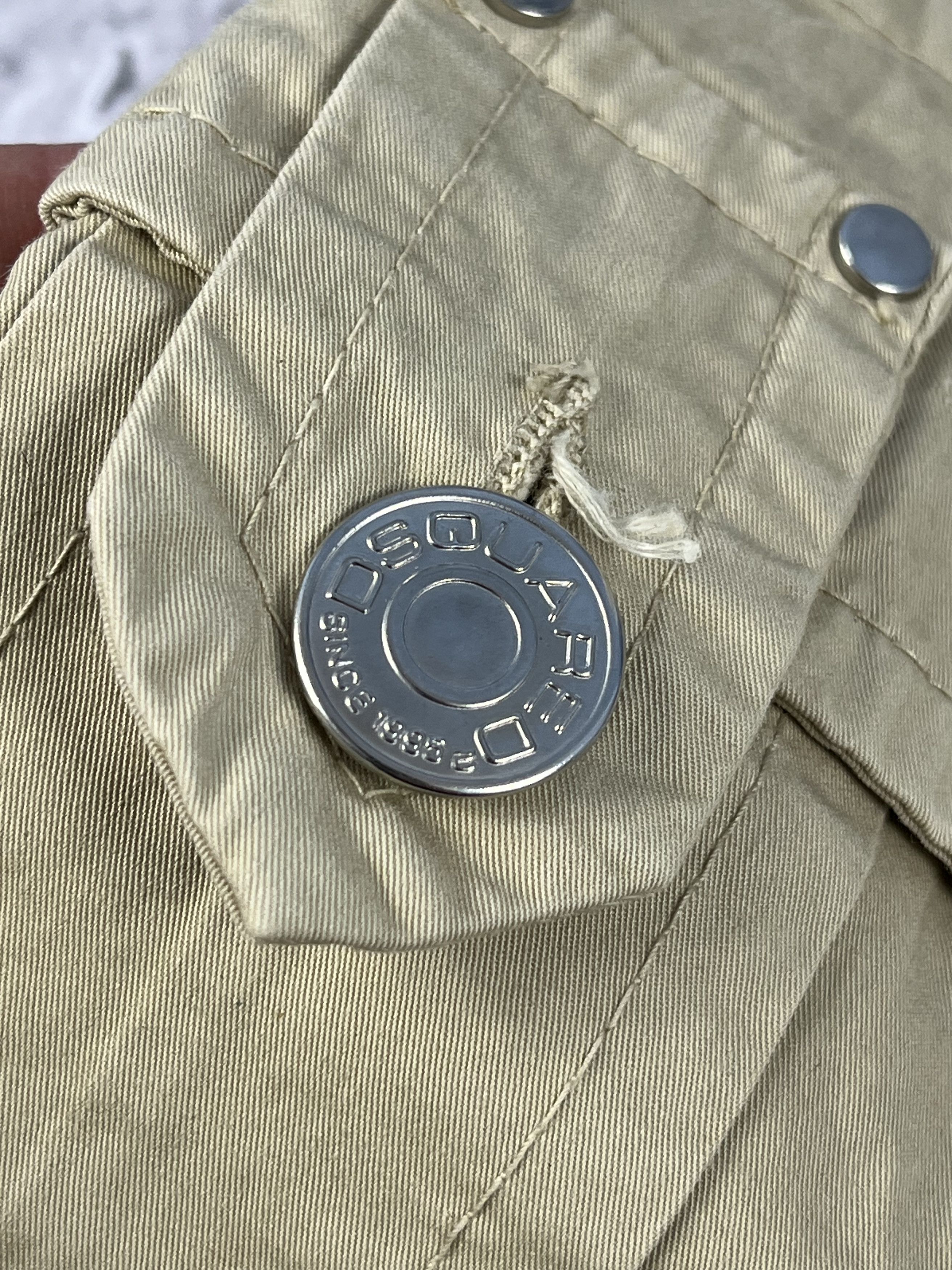 Dsquared2 Archive Dsquared2 Beige Denim Pants Baggy Avant Garde Size US 32 / EU 48 - 5 Thumbnail