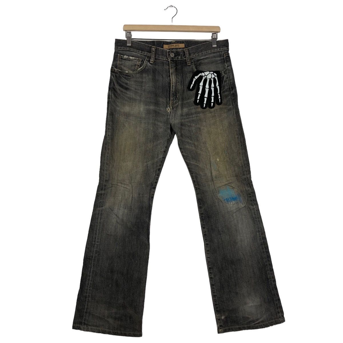Japanese Brand 🔥90’s Vintage Distressed Denim Jeans Uniqlo Japan Size US 33 - 2 Thumbnail