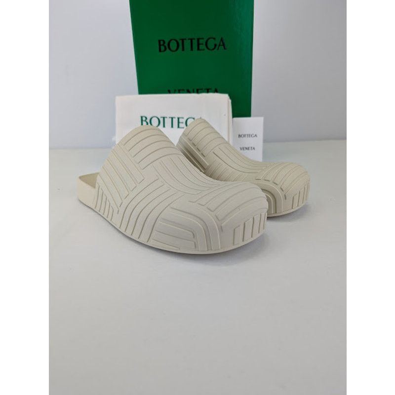 Bottega Veneta o1rshd1 Rubber Carpet Slider Sandal in Sea Salt Size US 10 / EU 43 - 4 Thumbnail