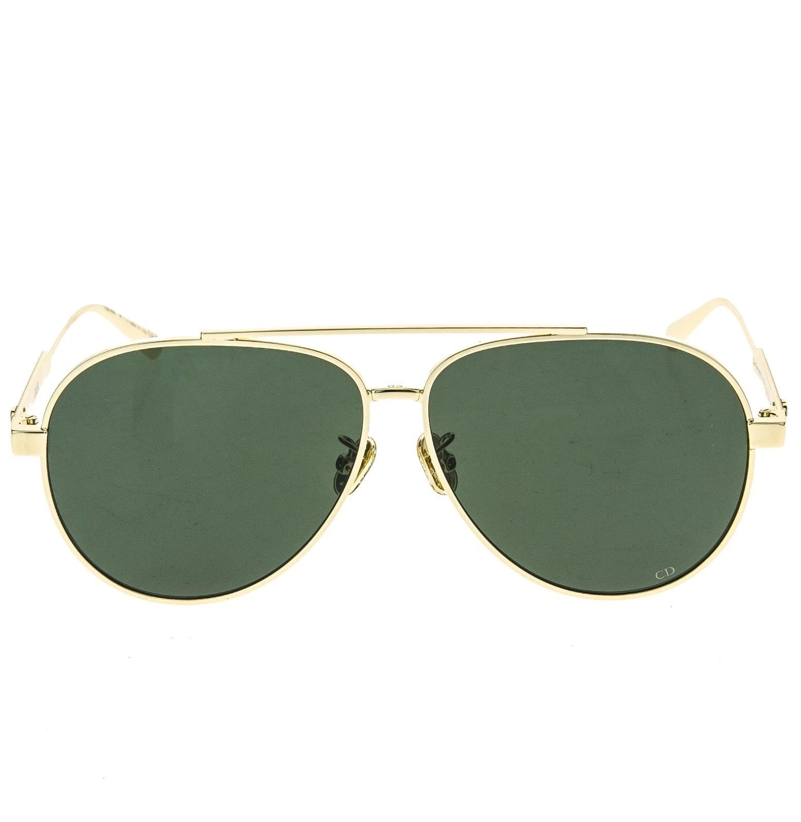 Christian Dior Monsieur CHRISTIAN DIOR Gold Green Cannage A1U CD40165U DIORCANNAGE Size ONE SIZE - 5 Thumbnail