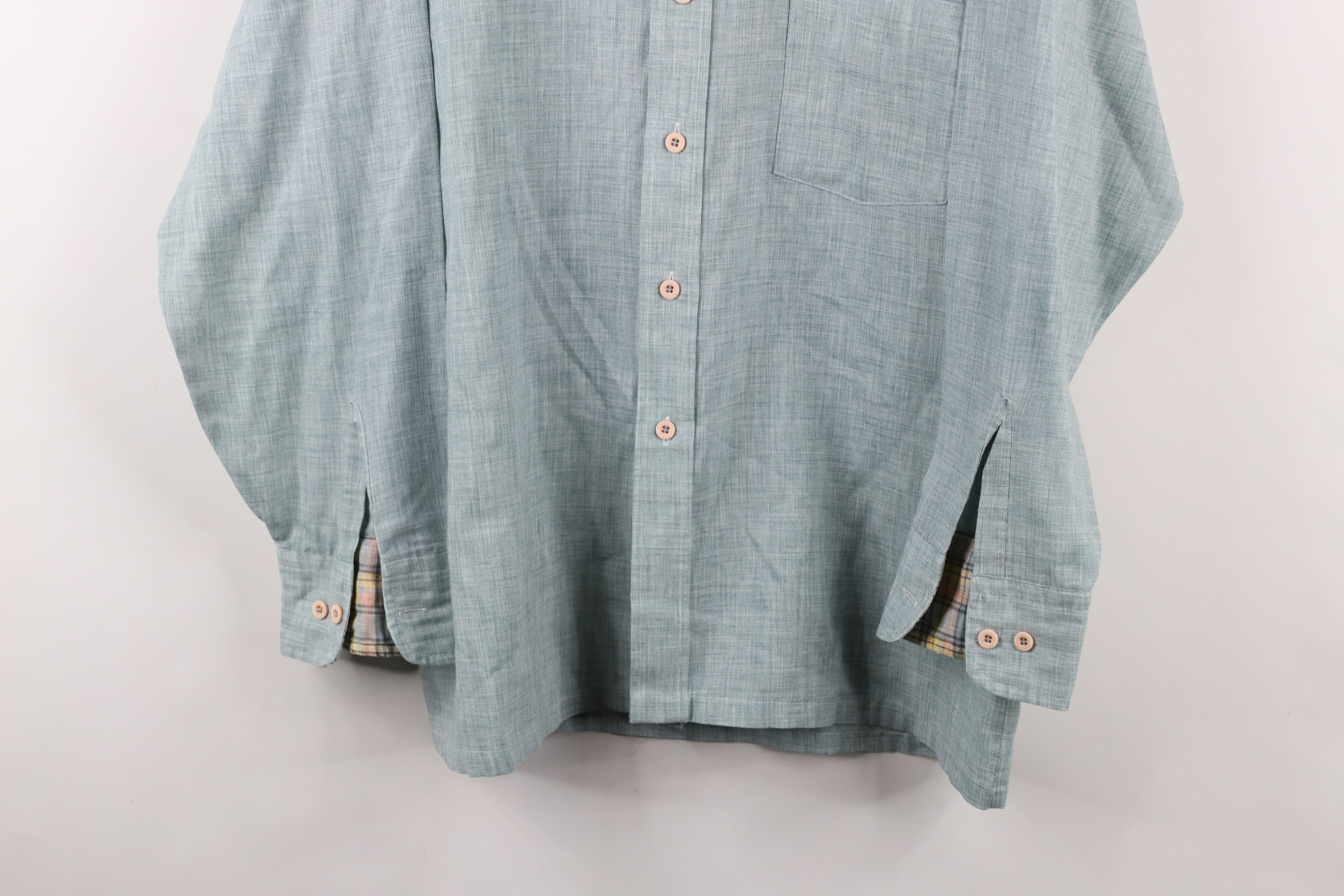 Vintage Vintage 70s Streetwear Collared Long Sleeve Button Shirt Size US XL / EU 56 / 4 - 3 Thumbnail