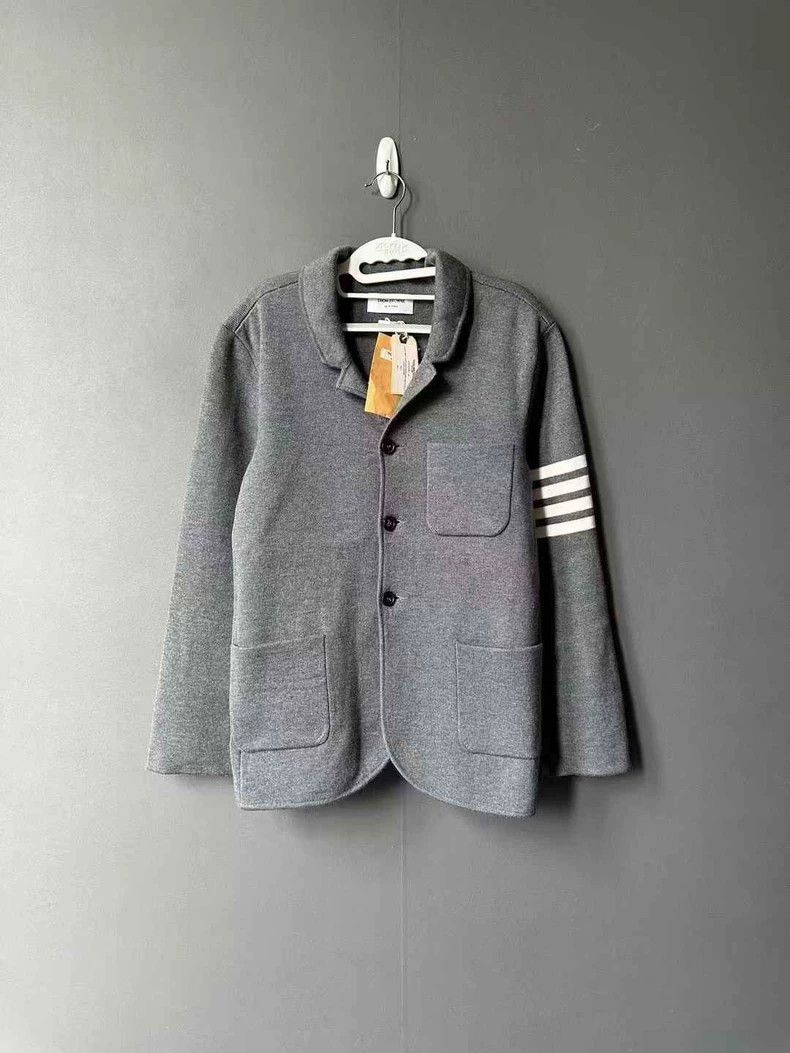 Thom Browne Thom Browne Wool Knit Blazer - dmc Size US M / EU 48-50 / 2 - 1 Thumbnail