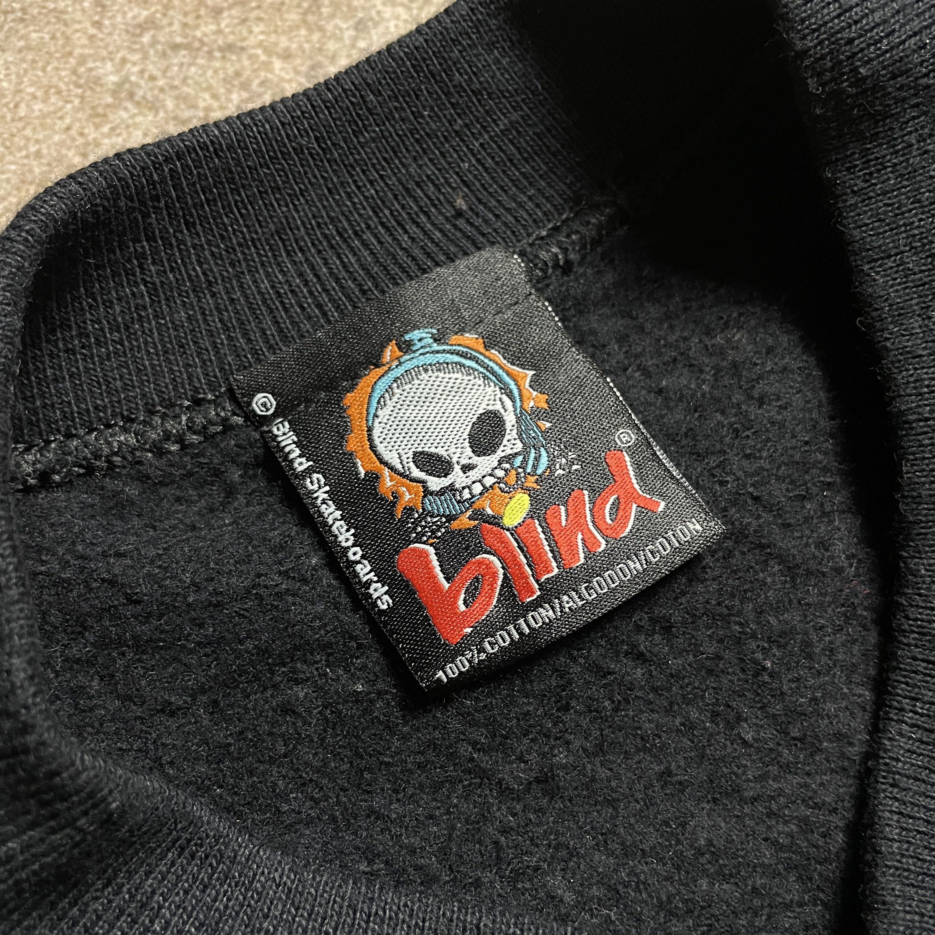 Blind Skateboards ☠️ BLIND Skateboards Vintage Early 2000s Graphic Sweatshirt Size US M / EU 48-50 / 2 - 5 Thumbnail
