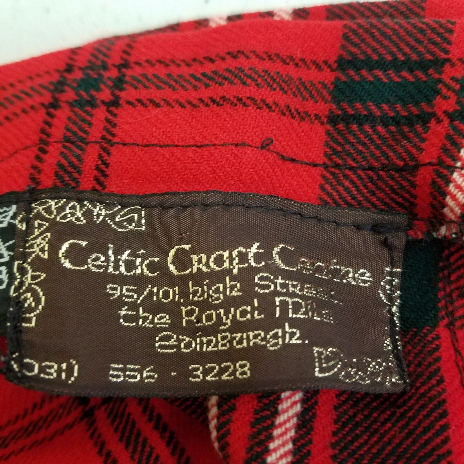 Vintage Vtg Celtic Craft Centre Tartan Plaid Kilt Skirt Wool Wrap XS Size 27" / US 4 / IT 40 - 11 Thumbnail