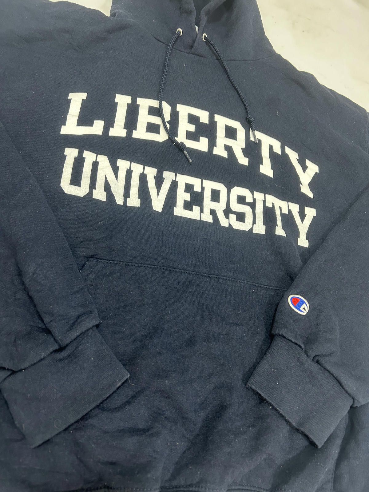 Champion Liberty University Black Hoodie Sweatshirt Medium Size US M / EU 48-50 / 2 - 3 Thumbnail