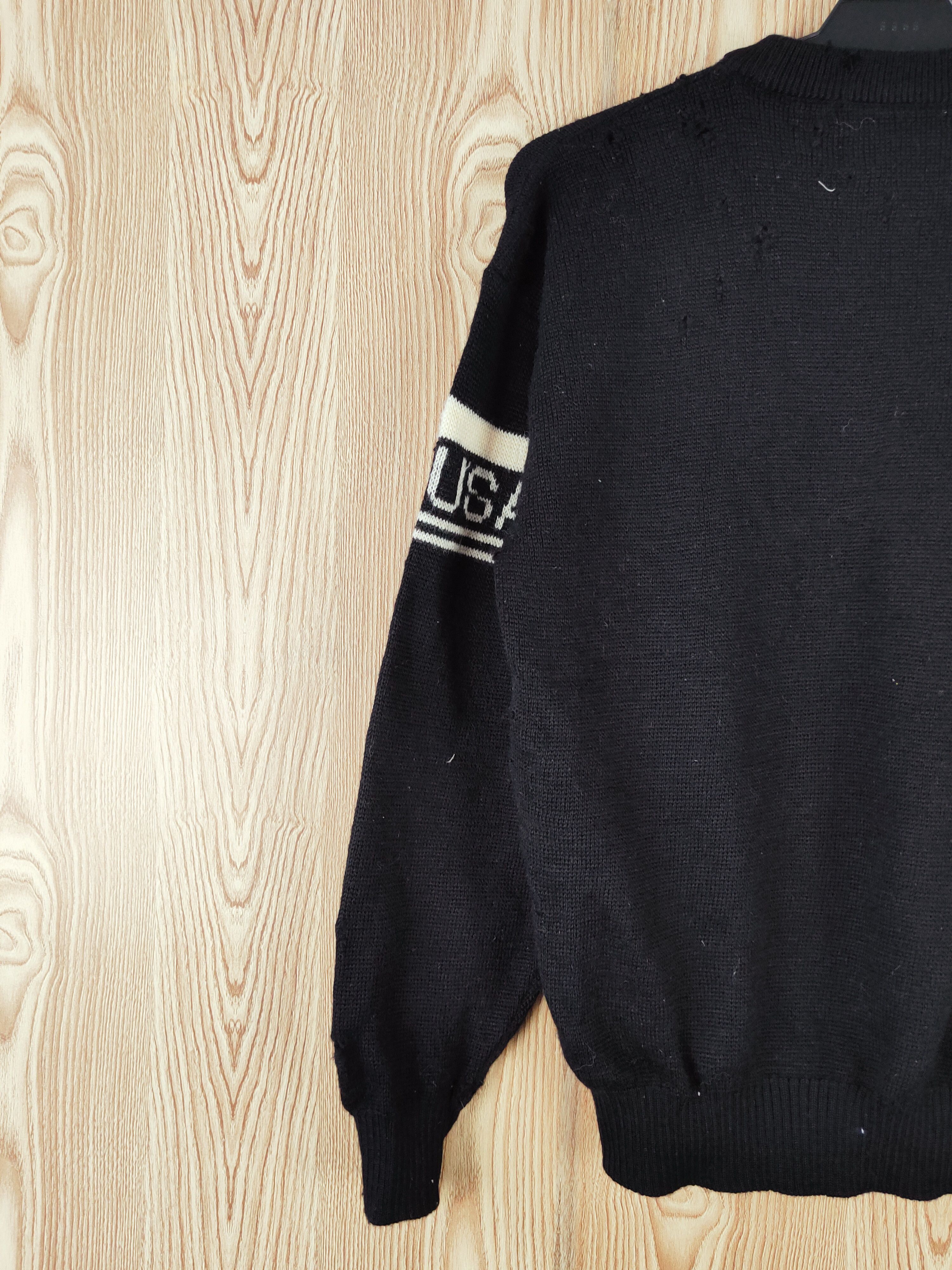 Vintage Liberty Bell vintage ripped Black Knitwear Sweatshirts #W472 Size US S / EU 44-46 / 1 - 17 Thumbnail