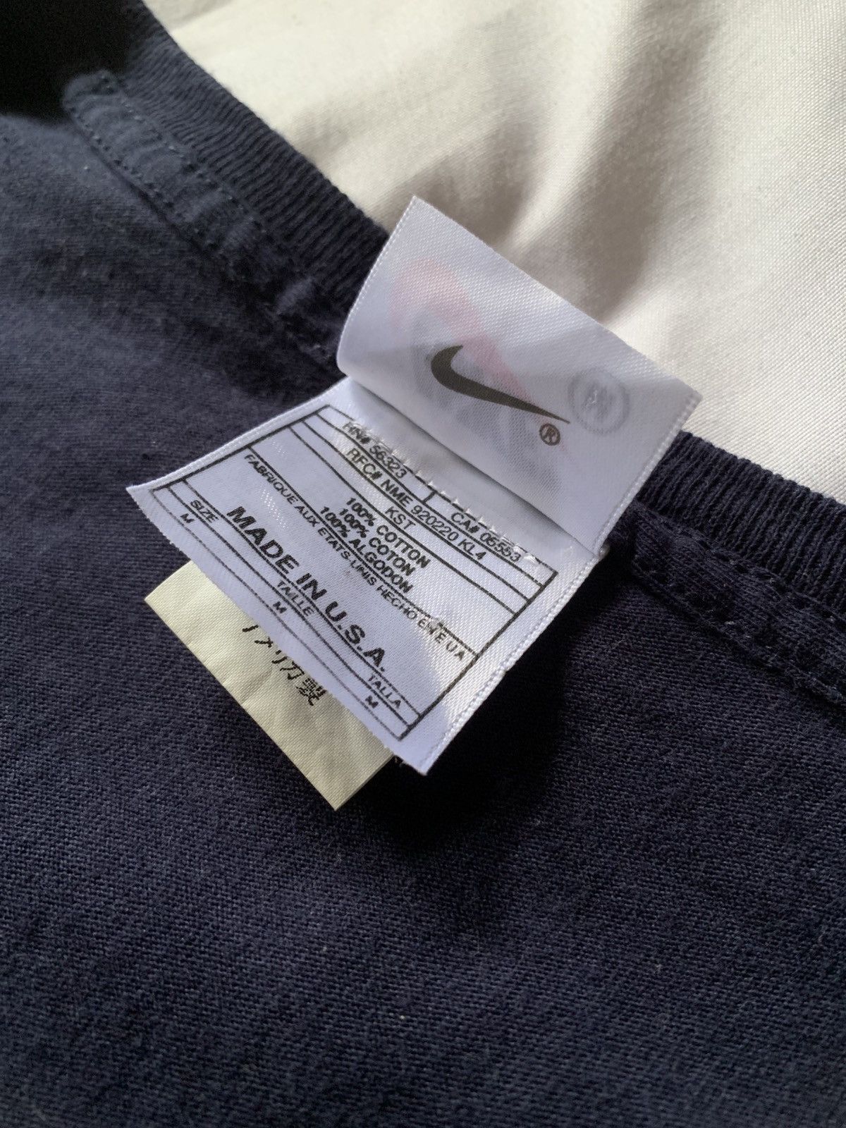 Nike Vintage Nike made in usa v neck tee shirt Size US L / EU 52-54 / 3 - 6 Thumbnail