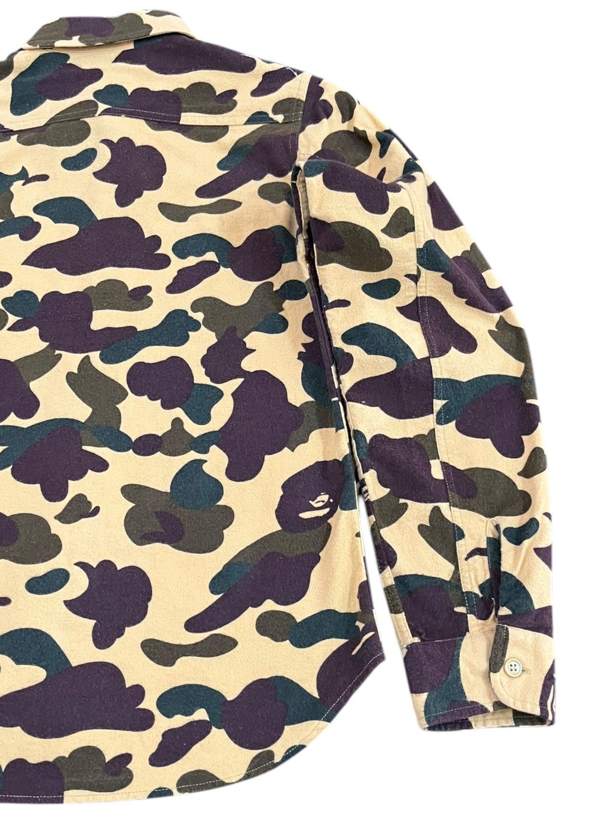 Bape Vintage Ape 1st camo Button Up Long Sleeve T-Shirt Size US XS / EU 42 / 0 - 8 Thumbnail