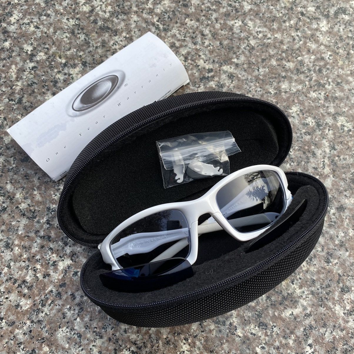image of Oakley Split Jacket Sunglasses in White, Men's