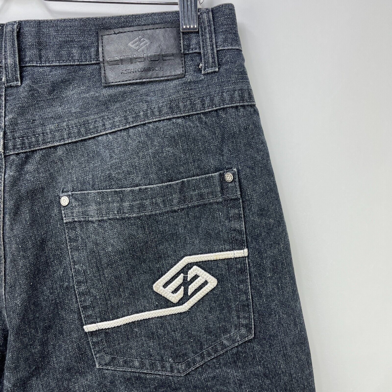 Enyce × Vintage Vintage Y2K ENYCE Sean Combs Sean John Jorts 36 Baggy Wide Size US 36 / EU 52 - 3 Thumbnail
