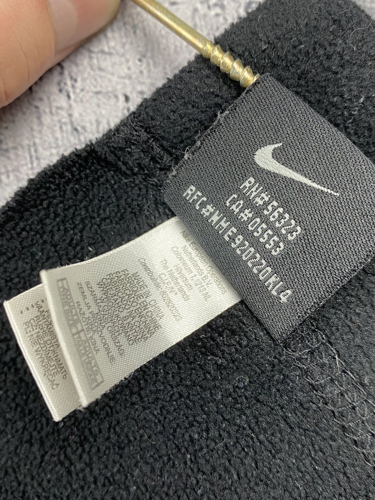 Nike × Nike ACG × Vintage Vintage 00s Nike Air Max Drill y2k Fleece Scarf Size ONE SIZE - 6 Thumbnail