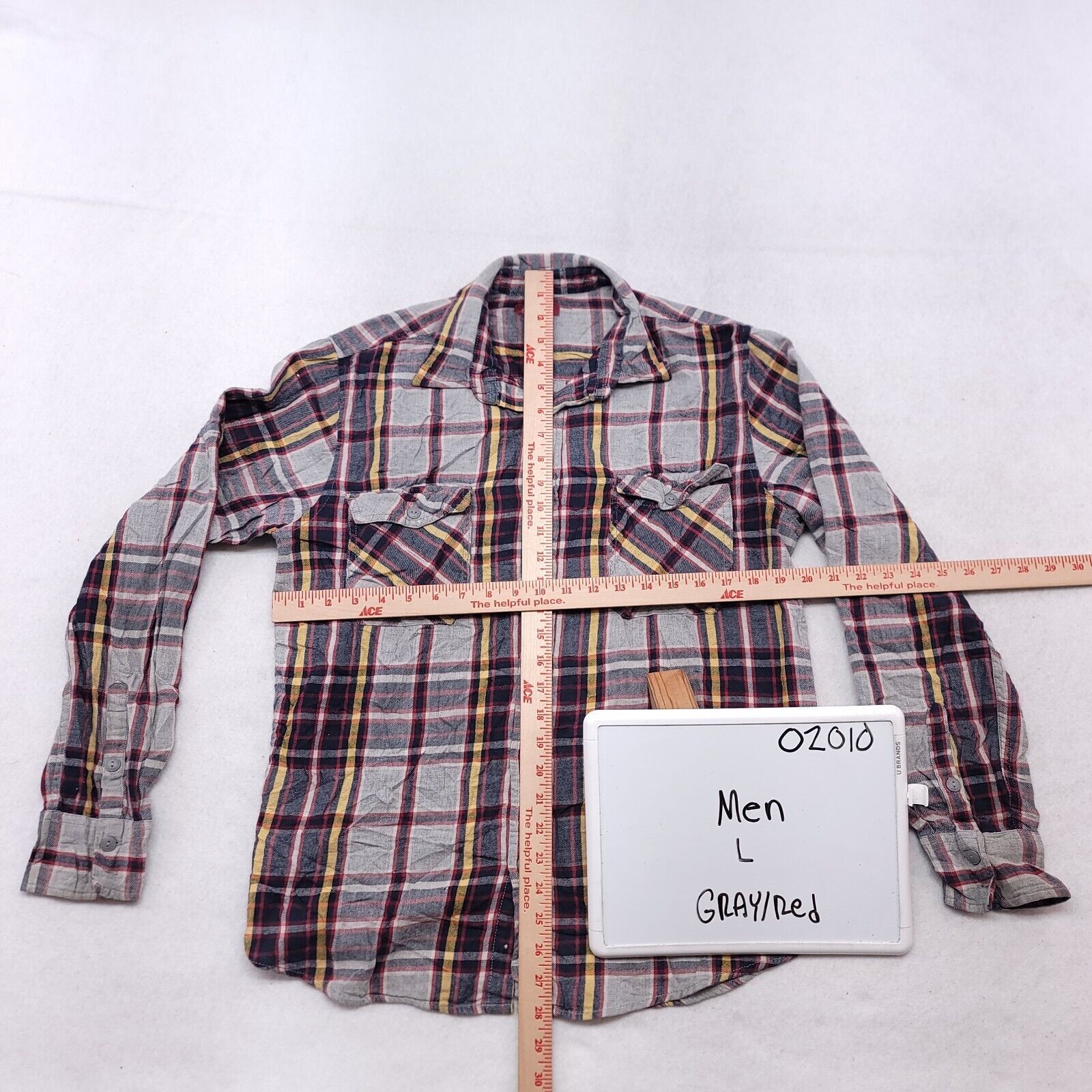 Arizona Jean Co. Arizona Jean Co Tartan Flannel Button Up Shirt Mens Size L Size US L / EU 52-54 / 3 - 6 Thumbnail