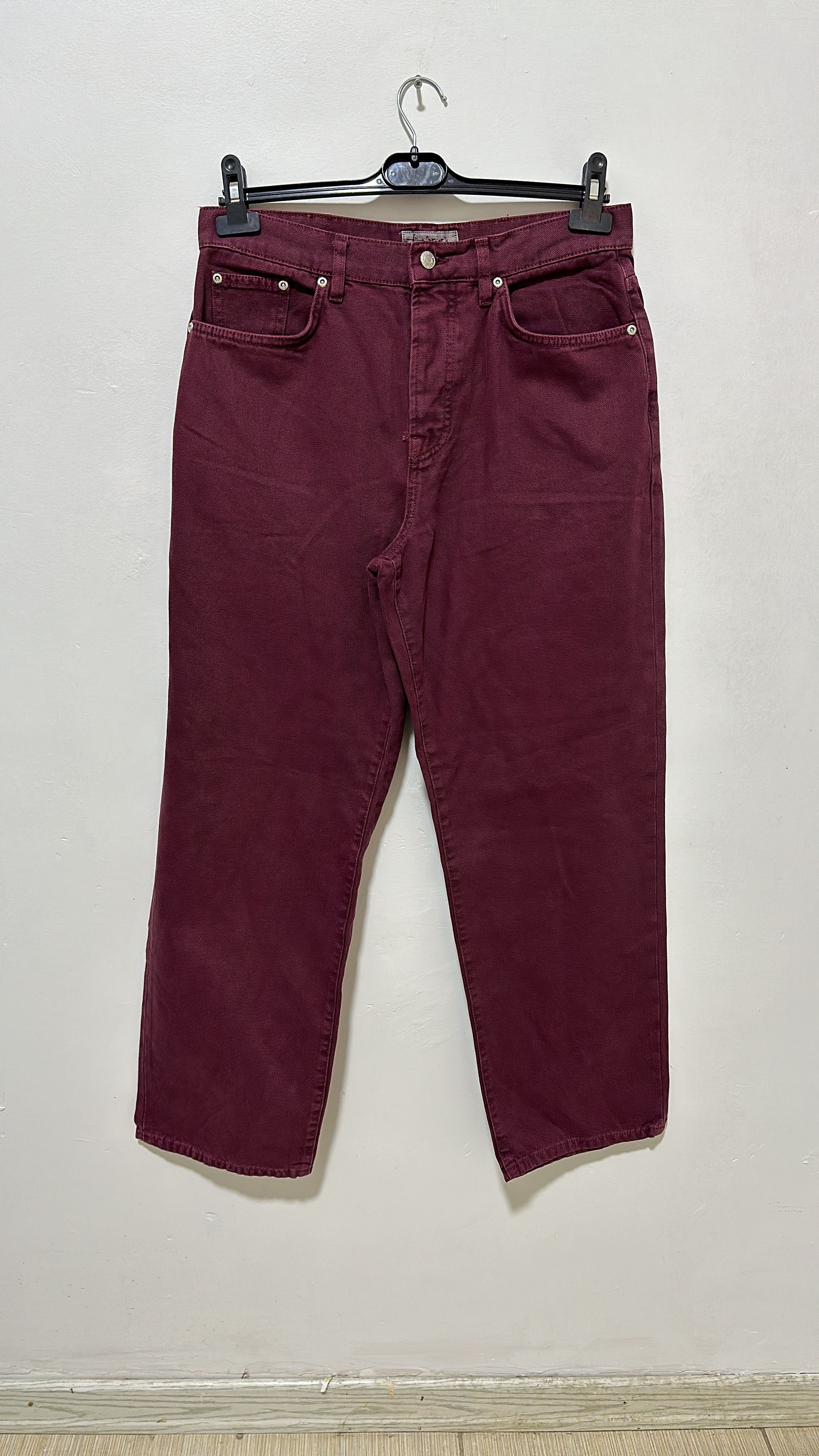 Stussy Stussy Big Ol Jean Wine Size 30 Size US 30 / EU 46 - 1 Thumbnail