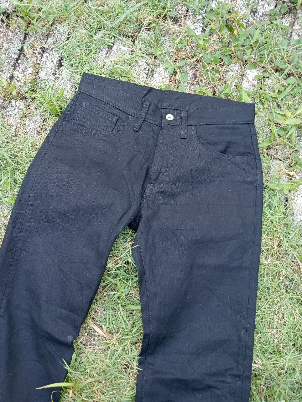 Japanese Brand Son Of The Cheese Japan 5 Pocket Black Jeans Size US 31 - 8 Thumbnail