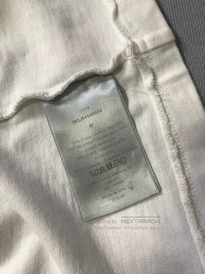 Dior Dior Collar Floral Logo Short Sleeve T-Shirt Size US M / EU 48-50 / 2 - 4 Thumbnail
