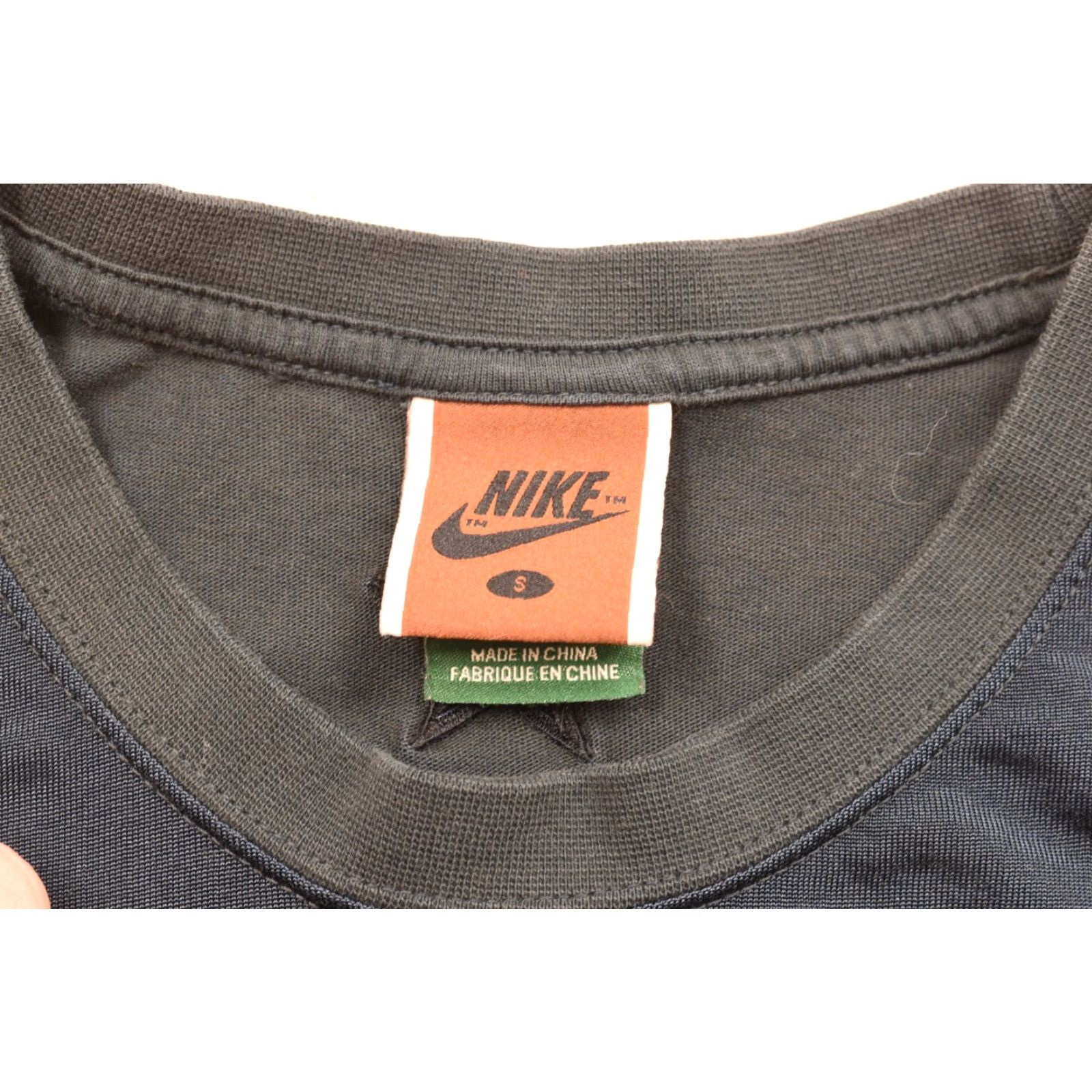 Nike Nike Dri-FIT Men's T-Shirt 3/4 Sleeve Navy Blue Embroidered Crew Neck Sports Jersey S Size US S / EU 44-46 / 1 - 8 Thumbnail