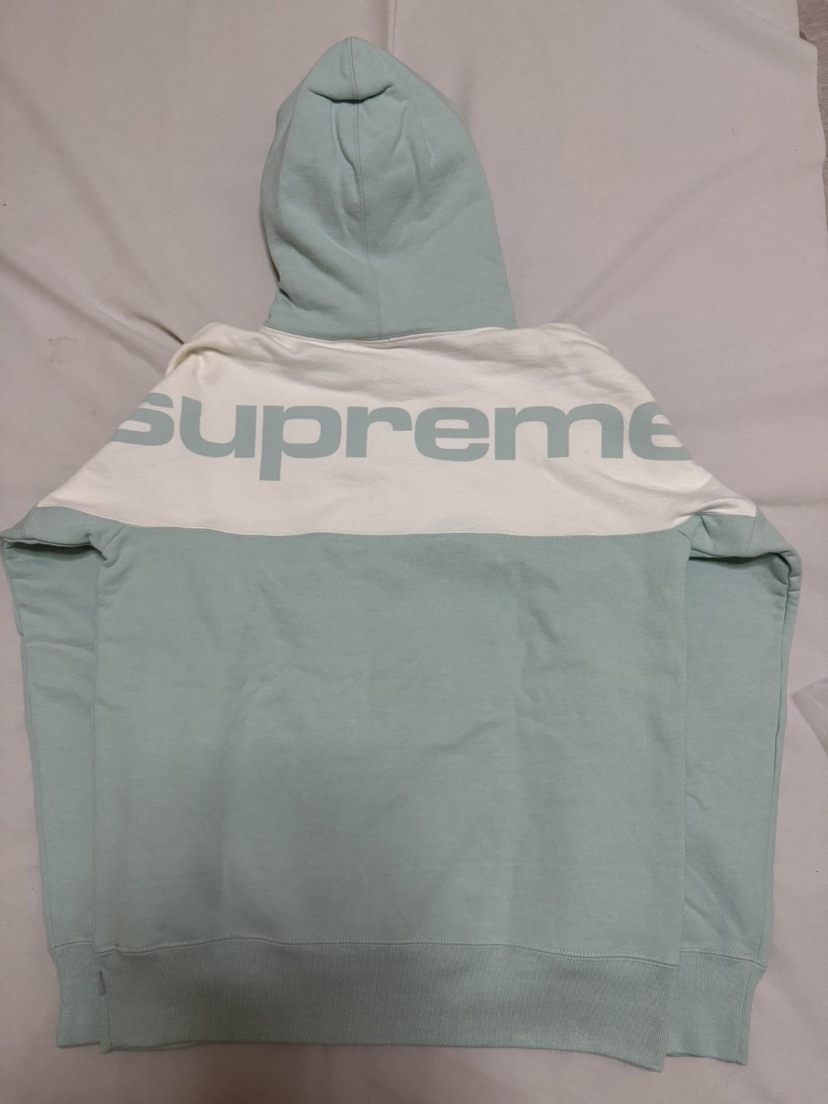 Supreme blocked hooded sweatershirt hoodie
