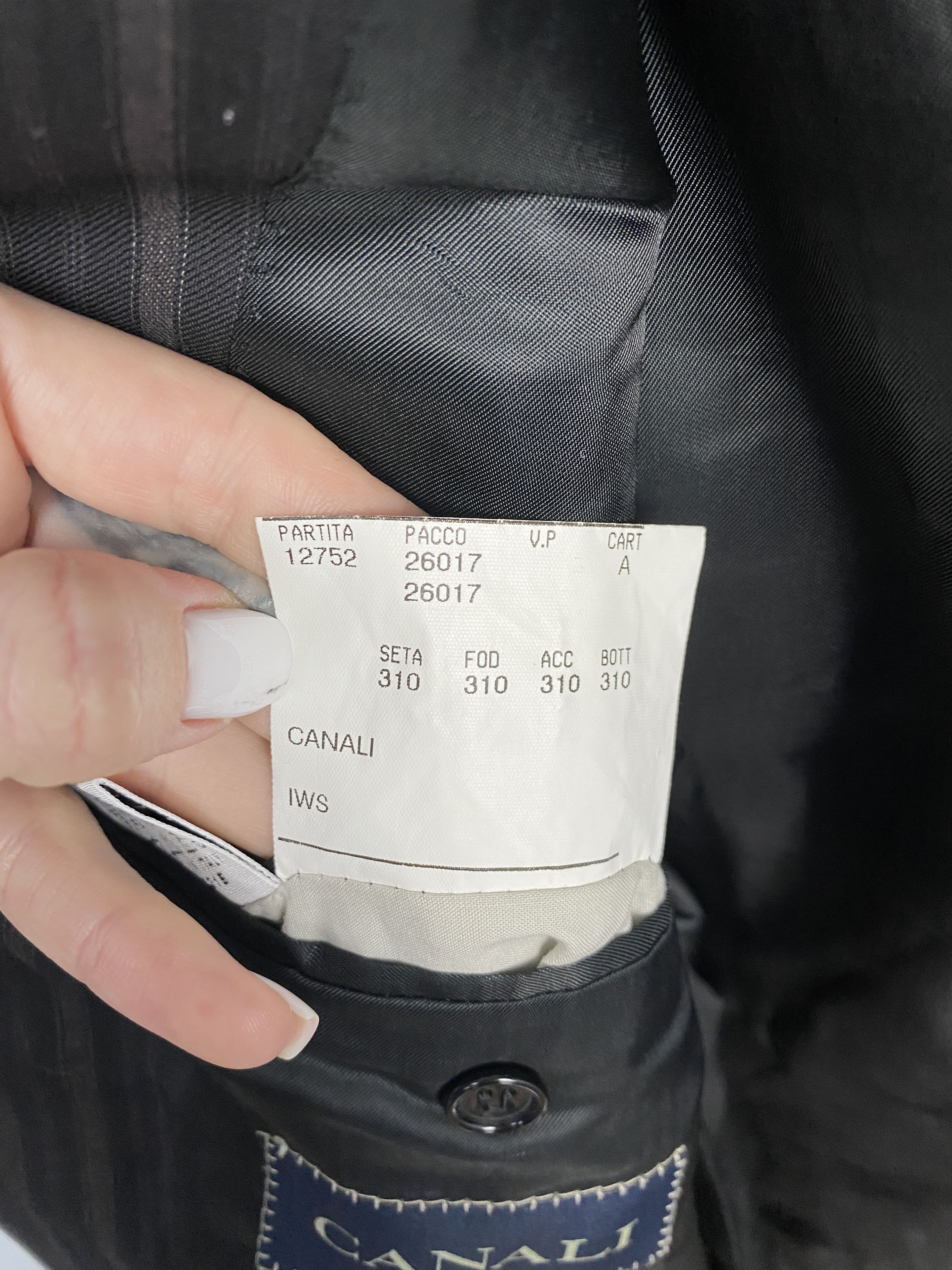 Canali Canali Vintage Mens Two Buttons Wool Blazer Jacket Size US L / EU 52-54 / 3 - 6 Thumbnail