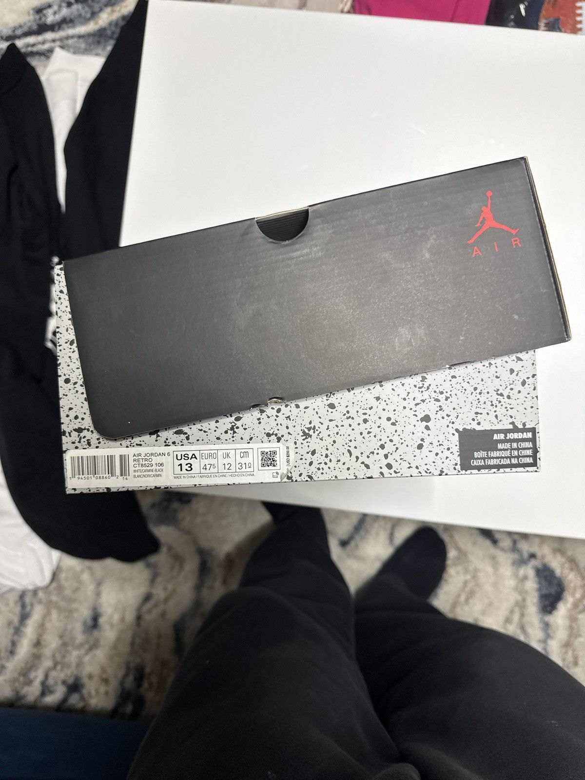 Jordan Brand Jordan 6 Carmine Size US 13 / EU 46 - 6 Thumbnail