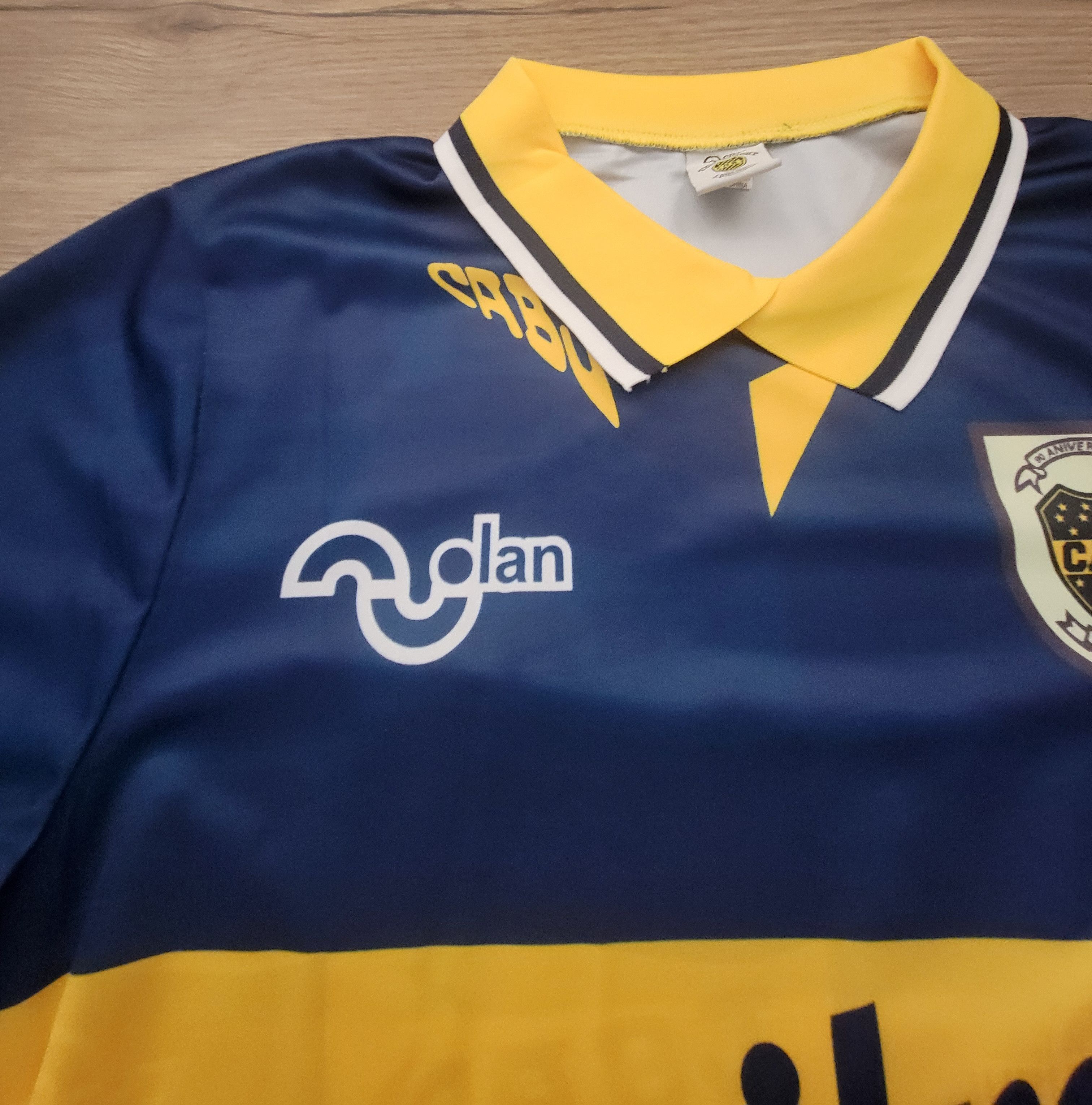 Other Maradona 10 Boca Juniors 1995 Vintage Soccer Jersey Trikot Size US L / EU 52-54 / 3 - 5 Thumbnail