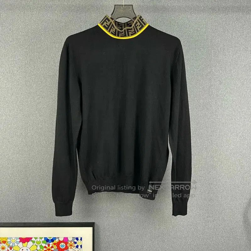 Fendi Fendi Black Knit Sweater for Men . Size US S / EU 44-46 / 1 - 1 Thumbnail