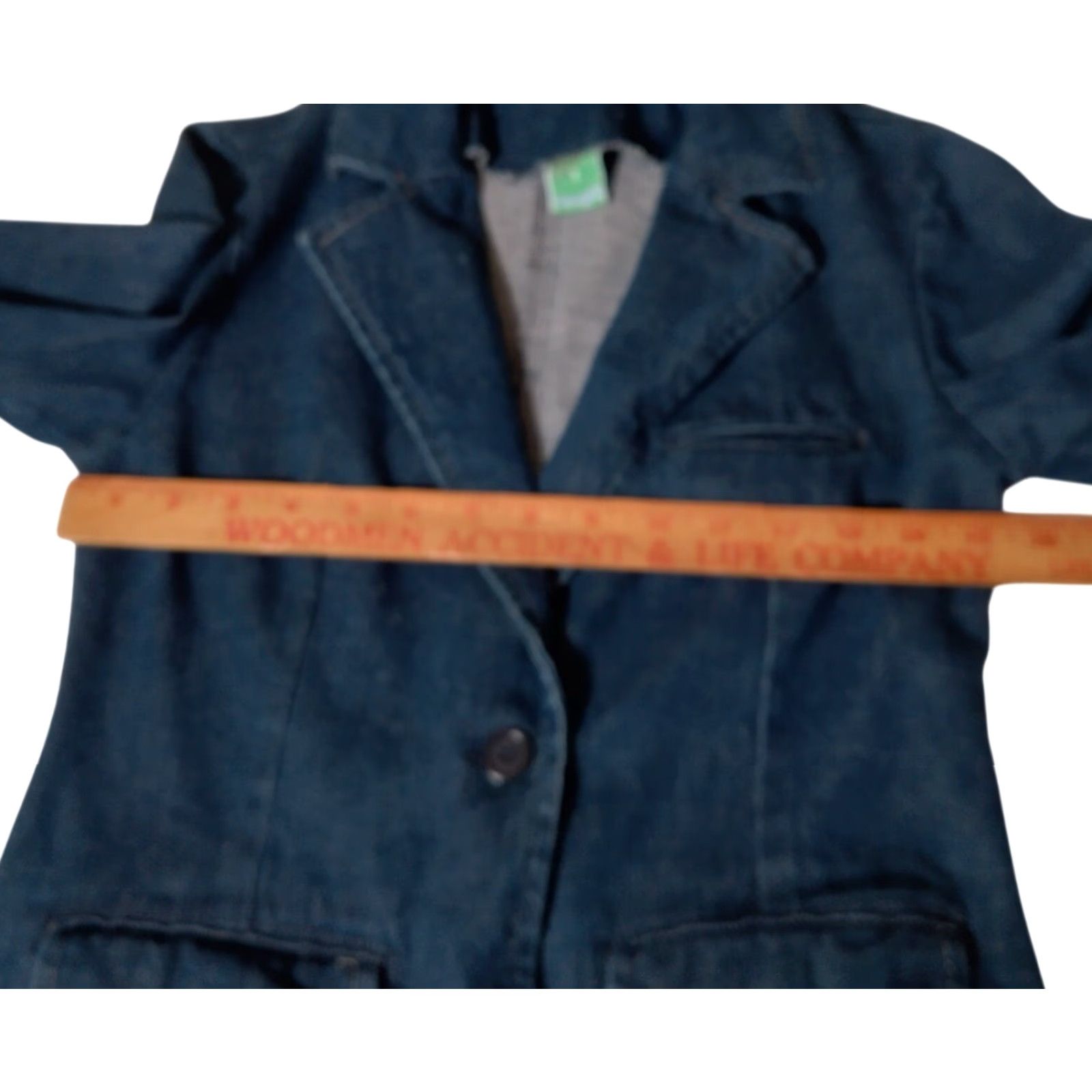 Wrangler VINTAGE Wrangler Denim Blazer Women 7 Blue Indigo Western Office Wear Jean Blazer Size 28" / US 6 / IT 42 - 5 Thumbnail