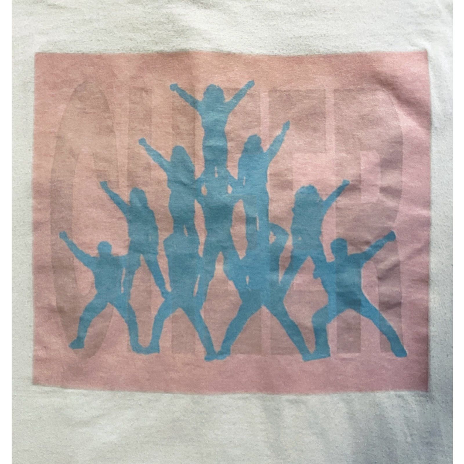 Jerzees VINTAGE Jerzees T-Shirt Cheerleading White XL Men 90s USA Crew Neck Short Sleeve 50/50 Single Stitch Graphic Print Size US XL / EU 56 / 4 - 2 Thumbnail