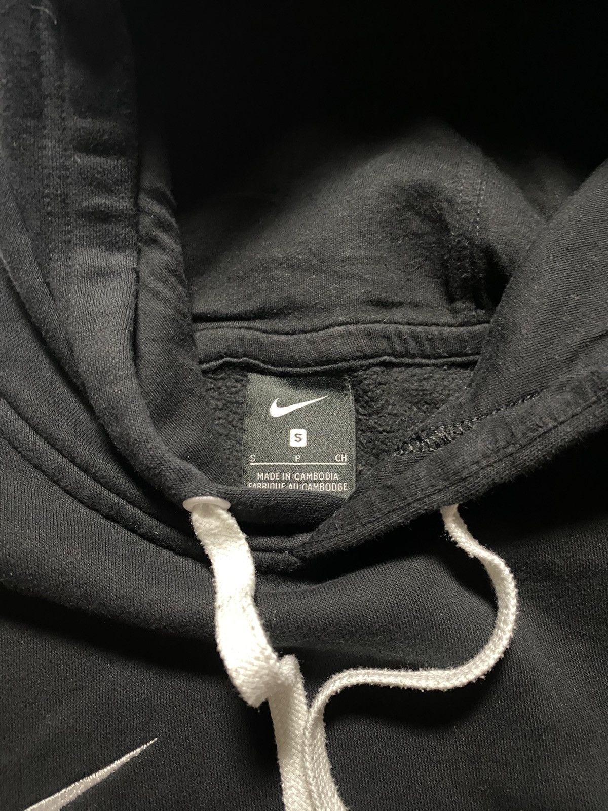 Nike × Vintage Vintage Nike Embroidered swoosh box fit faded y2k hoodie Size US S / EU 44-46 / 1 - 3 Thumbnail
