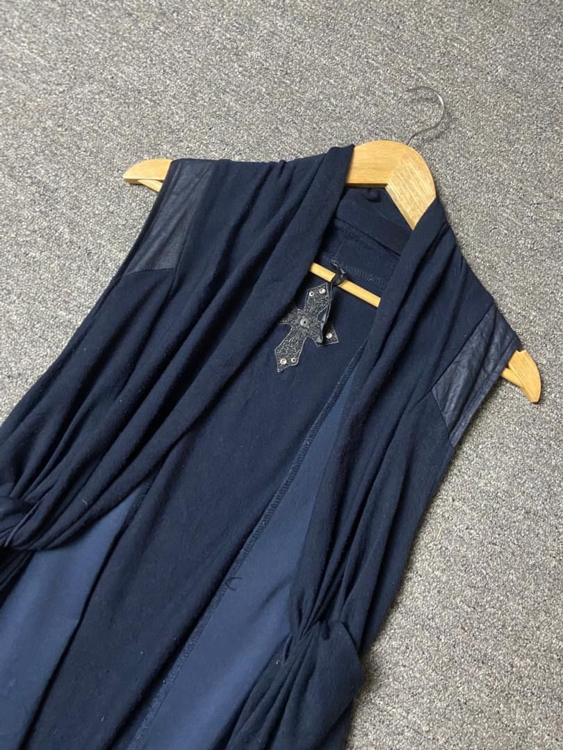 Japanese Brand Vintage Ozz Croce One Piece Sleveeless Cardigan (179) Size XS / US 0-2 / IT 36-38 - 8 Thumbnail