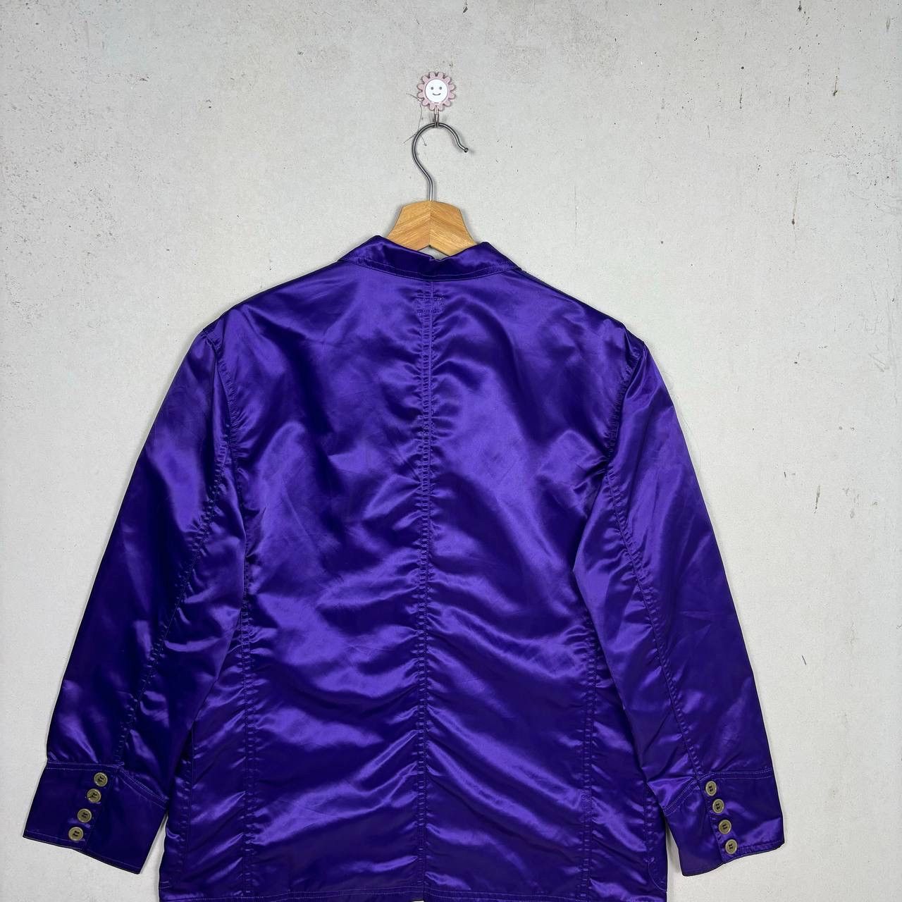 Paul Smith Paul Smith Purple Nylon Satin Blazer Jacket Size 40 Japan Size L / US 10 / IT 46 - 4 Thumbnail