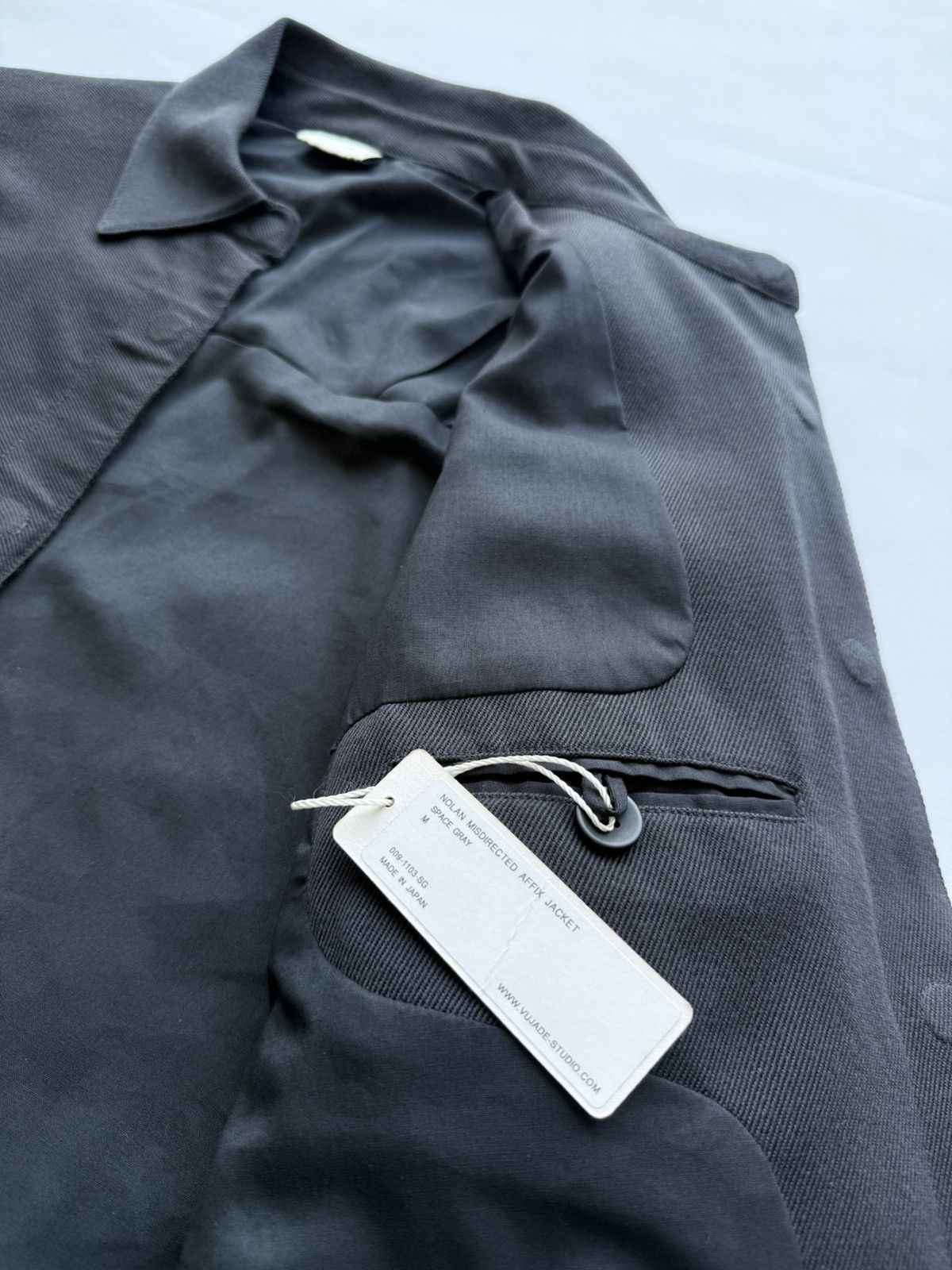 Vuja De VUJADE NOLAN MISDIRECTED AFFIX JACKET IN SPACE GREY Size US M / EU 48-50 / 2 - 5 Thumbnail
