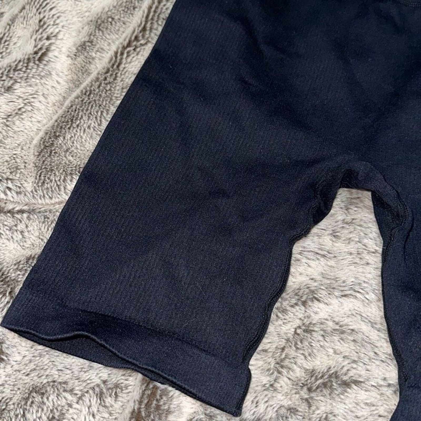 Other Amazon Black Ribbed Long Bike Shorts | Sz S Size 27" / US 4 / IT 40 - 3 Thumbnail