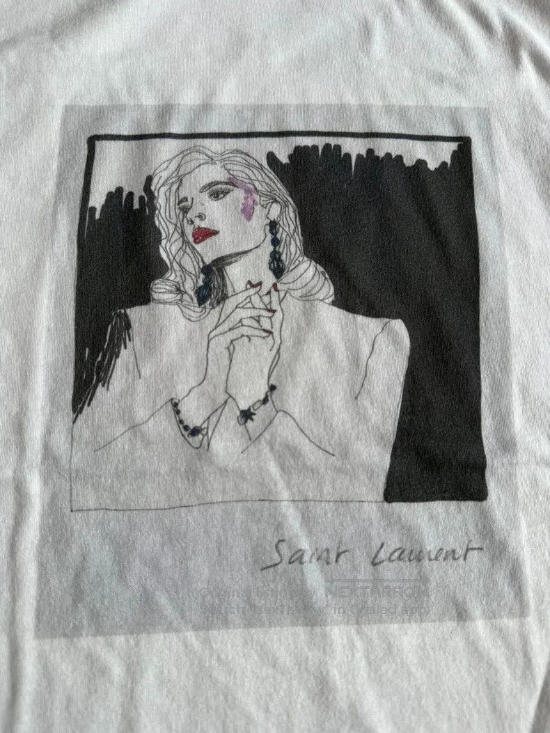 Saint Laurent Paris Saint Laurent Men's Graphic T. Size US S / EU 44-46 / 1 - 3 Thumbnail