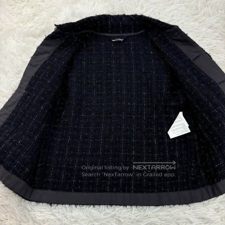 Comme des Garcons Comme Des Garcons Black Tweed Jacket Size S / US 4 / IT 40 - 8 Thumbnail