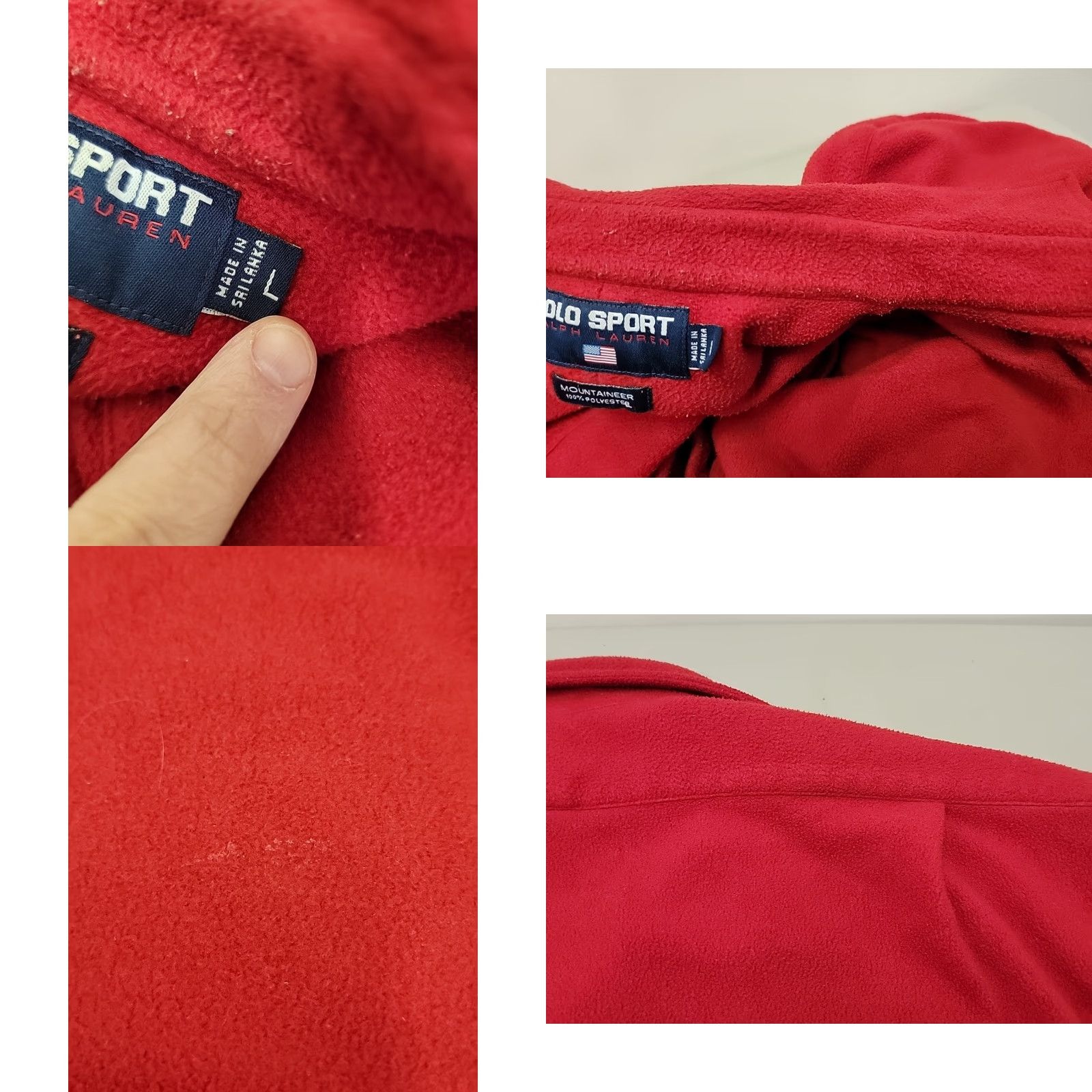 Vintage VINTAGE Polo Sport Mountaineer Shirt Button Up L Men's Red Size US L / EU 52-54 / 3 - 8 Thumbnail