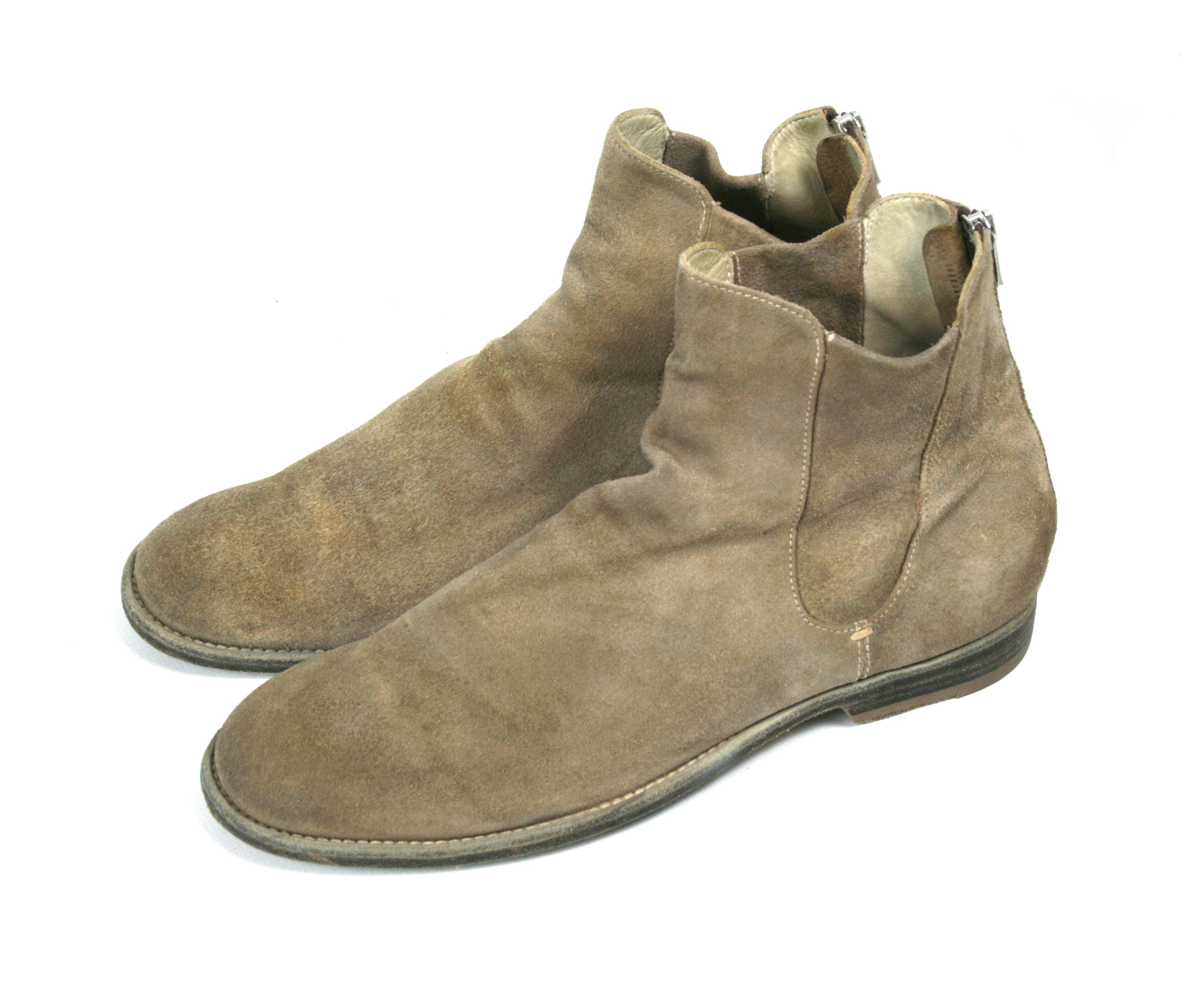Officine Creative Suede Back Zip Ankle Boots Size US 8 / EU 41 - 2 Thumbnail