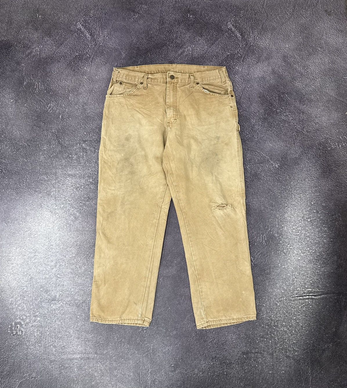 Dickies Vintage Dickies Faded Carpenter Baggy Hype Work USA Pants Size US 36 / EU 52 - 2 Thumbnail
