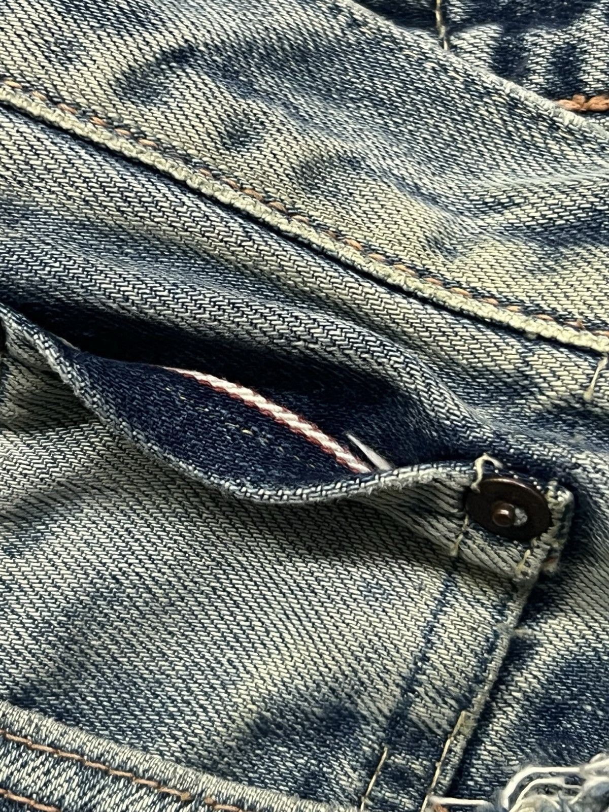 Full Count & Co. Vintage 00s Fullcount 1101-15 Selvedge Japanese Denim -W33 Size US 33 - 10 Thumbnail
