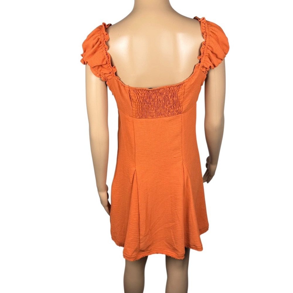 Other New Kimchi Blue Blair Orange Mini Dress Size M Size M / US 6-8 / IT 42-44 - 5 Thumbnail