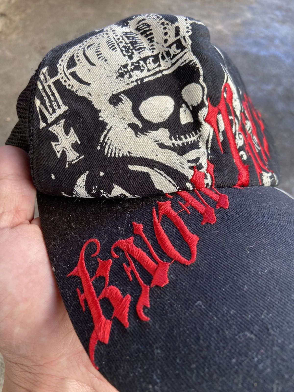 Japanese Brand KNOW THEYSELF JAPANESE BRAND SKULL CAP Size ONE SIZE - 3 Thumbnail