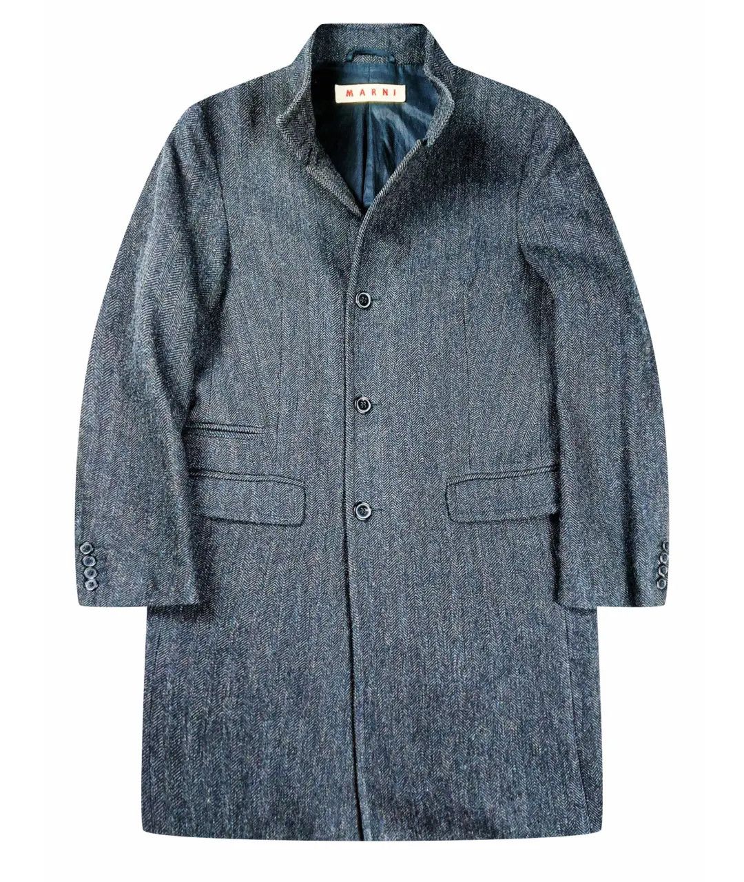 Marni Marni Wool Tweed Coat Size US S / EU 44-46 / 1 - 1 Thumbnail