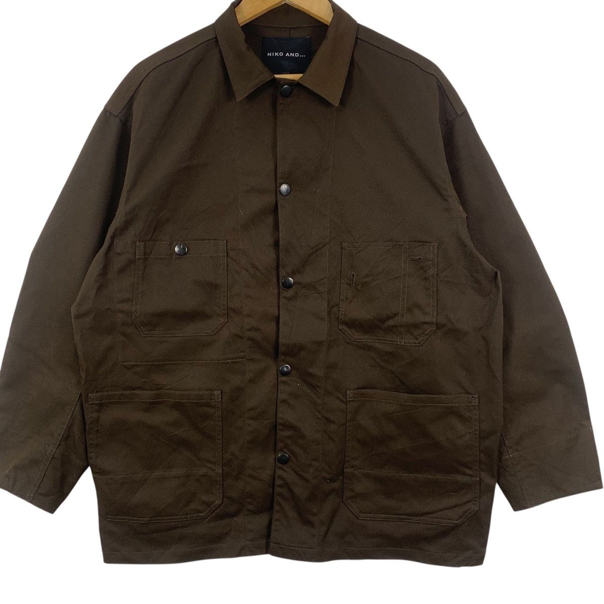 Other NIKO AND … JAPAN Collection Chore Worker Brown Jacket Parka Size US L / EU 52-54 / 3 - 6 Thumbnail