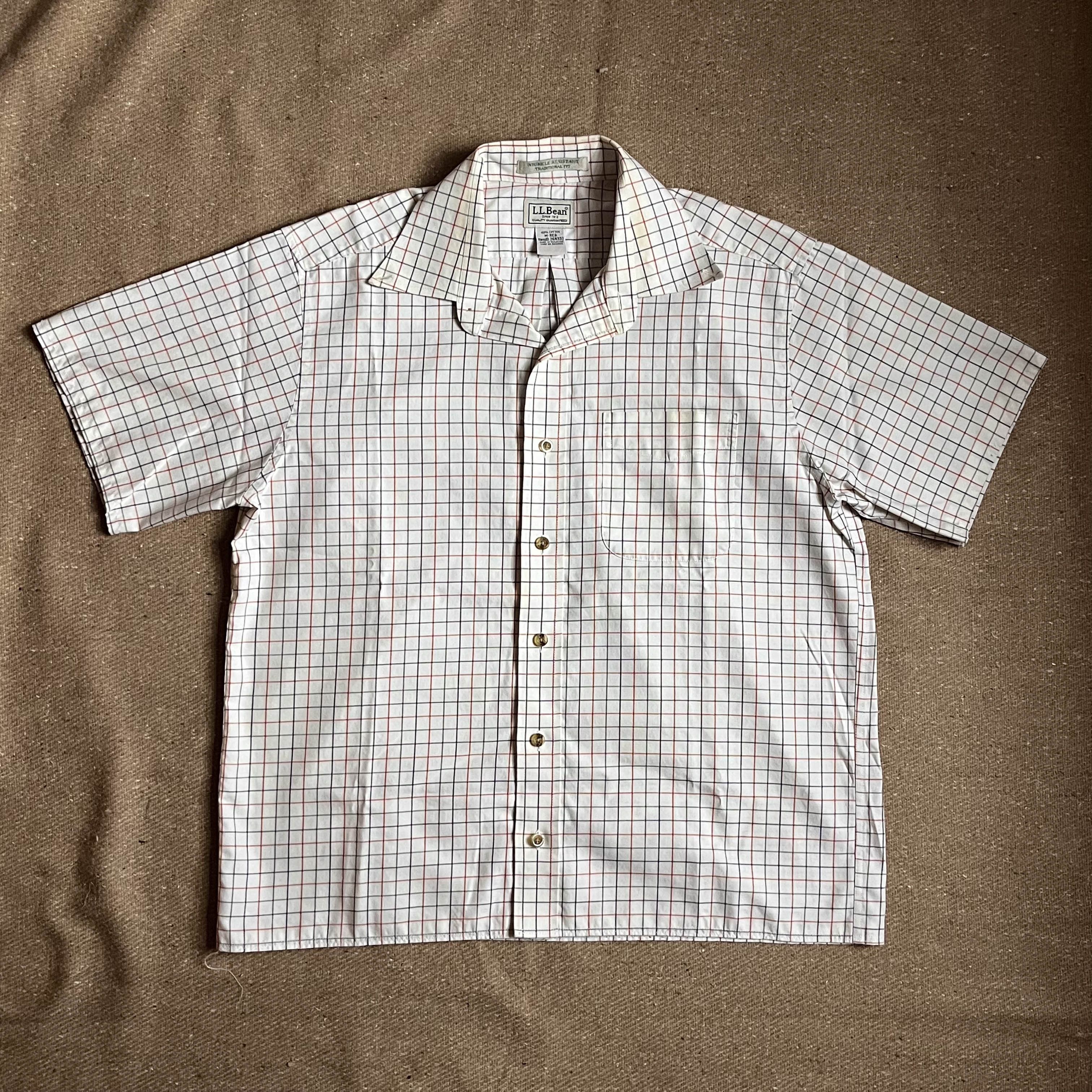 L.L. Bean Reworked L.L. Bean Short Sleeve Dress Shirt Size US M / EU 48-50 / 2 - 1 Thumbnail