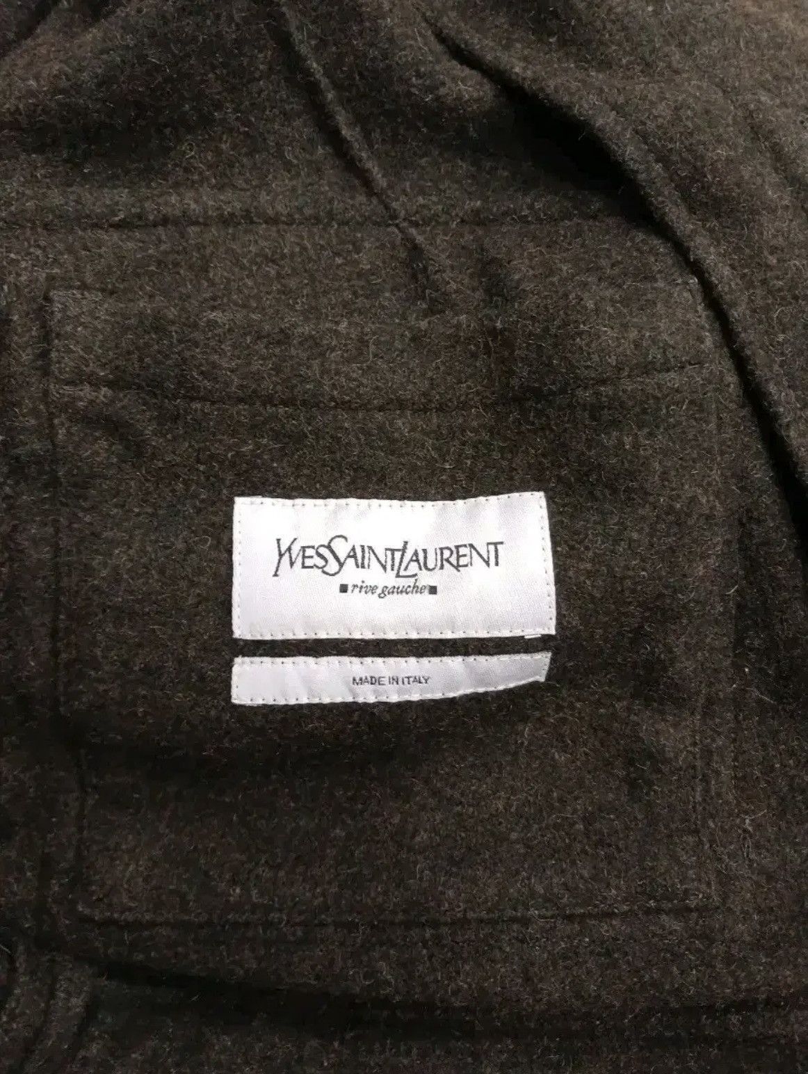 Yves Saint Laurent YSL RIVE GAUCHE MILITARY WOOL JACKET Size US M / EU 48-50 / 2 - 12 Thumbnail