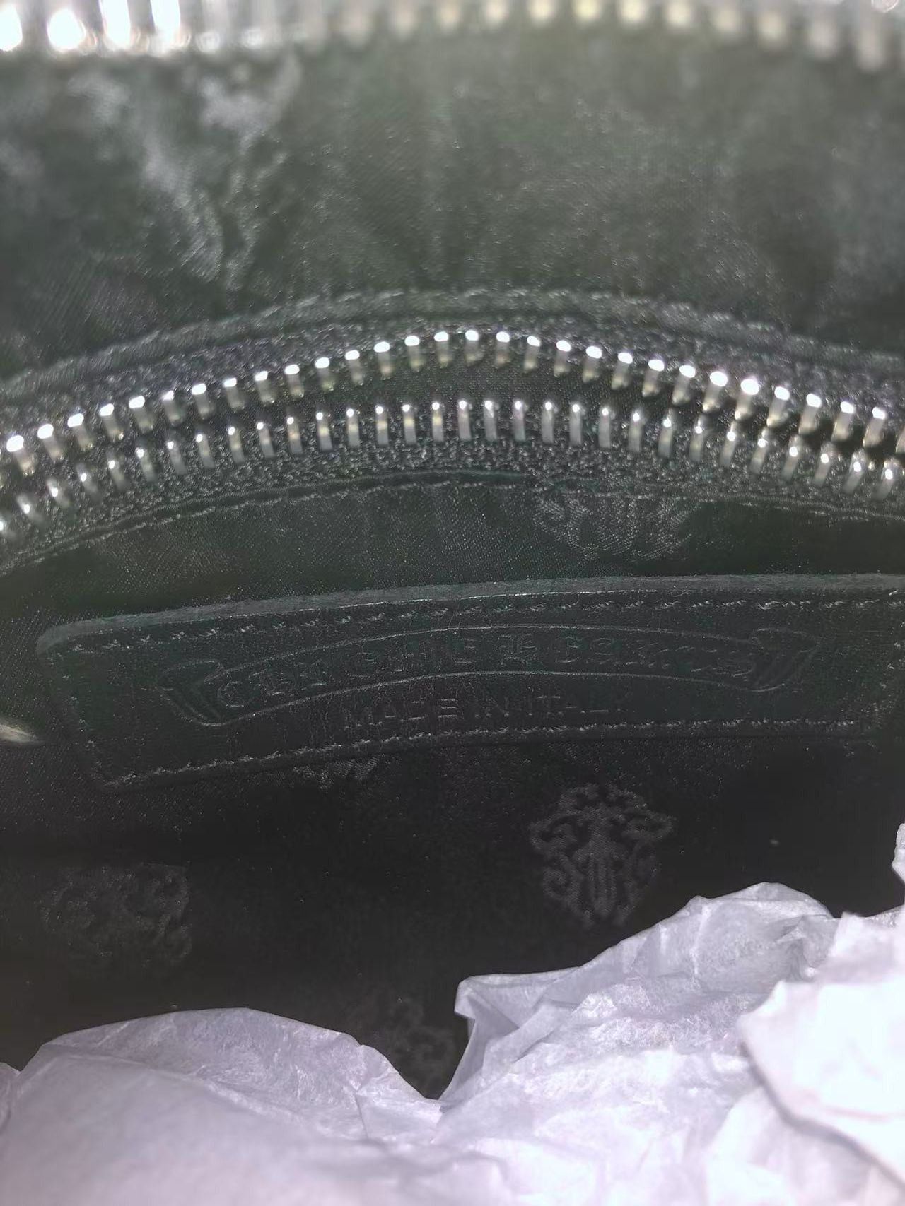 Chrome Hearts Chrome Hearts Silver Dagger Tonal Monogram Black Nugget Bag Size ONE SIZE - 13 Thumbnail