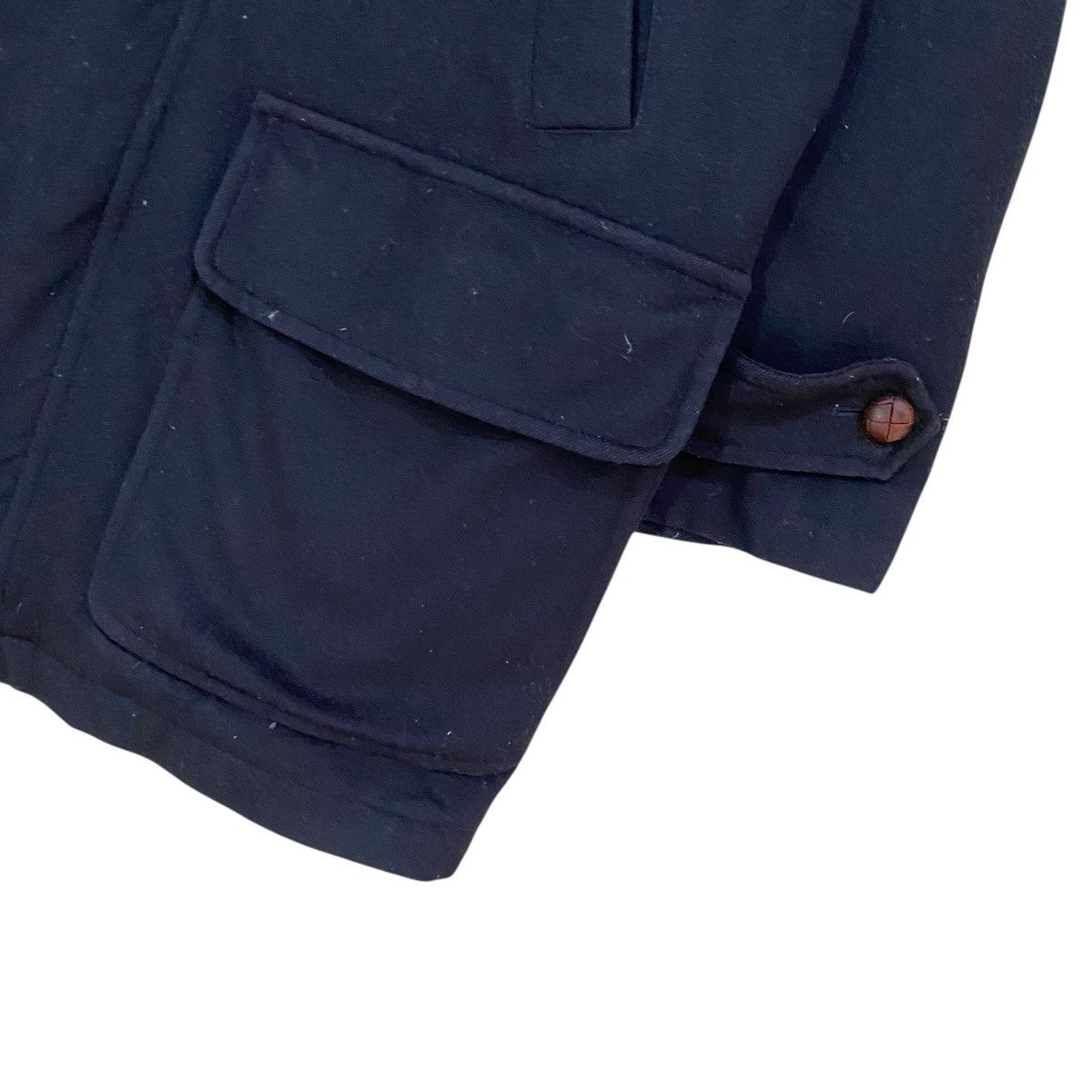 Schneiders ☀️VINTAGE SCHNEIDERS NAVY BLUE WOOL OVERCOATS JACKET Size US L / EU 52-54 / 3 - 4 Thumbnail